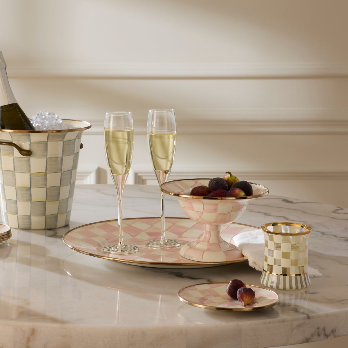 Rosy Check Serving Platter - Image 5