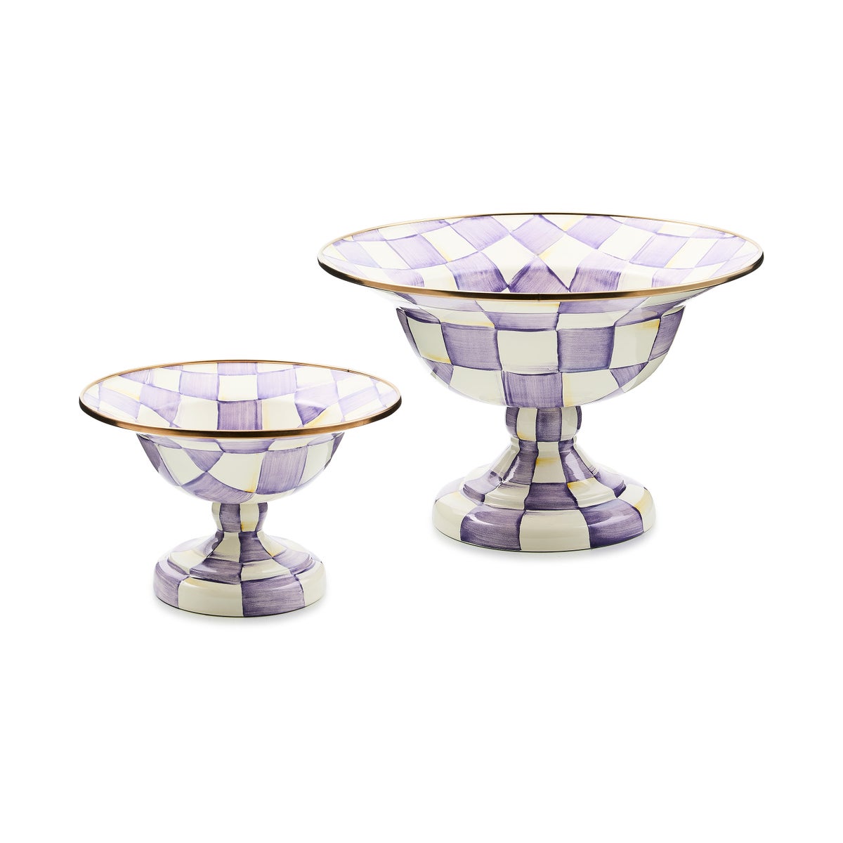 Violet Check Small Compote - Image 3