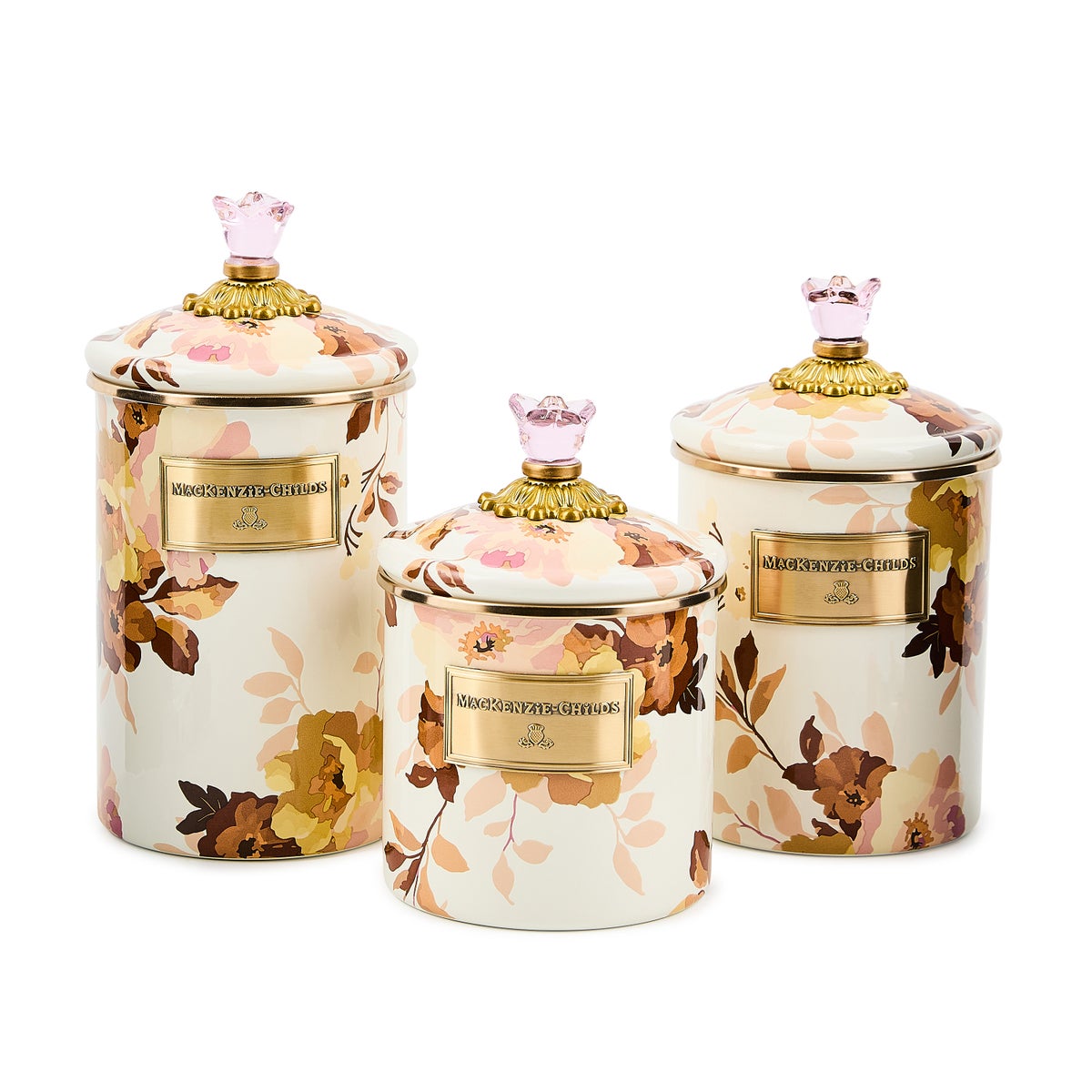 Wild Rose White Small Canister - Image 3