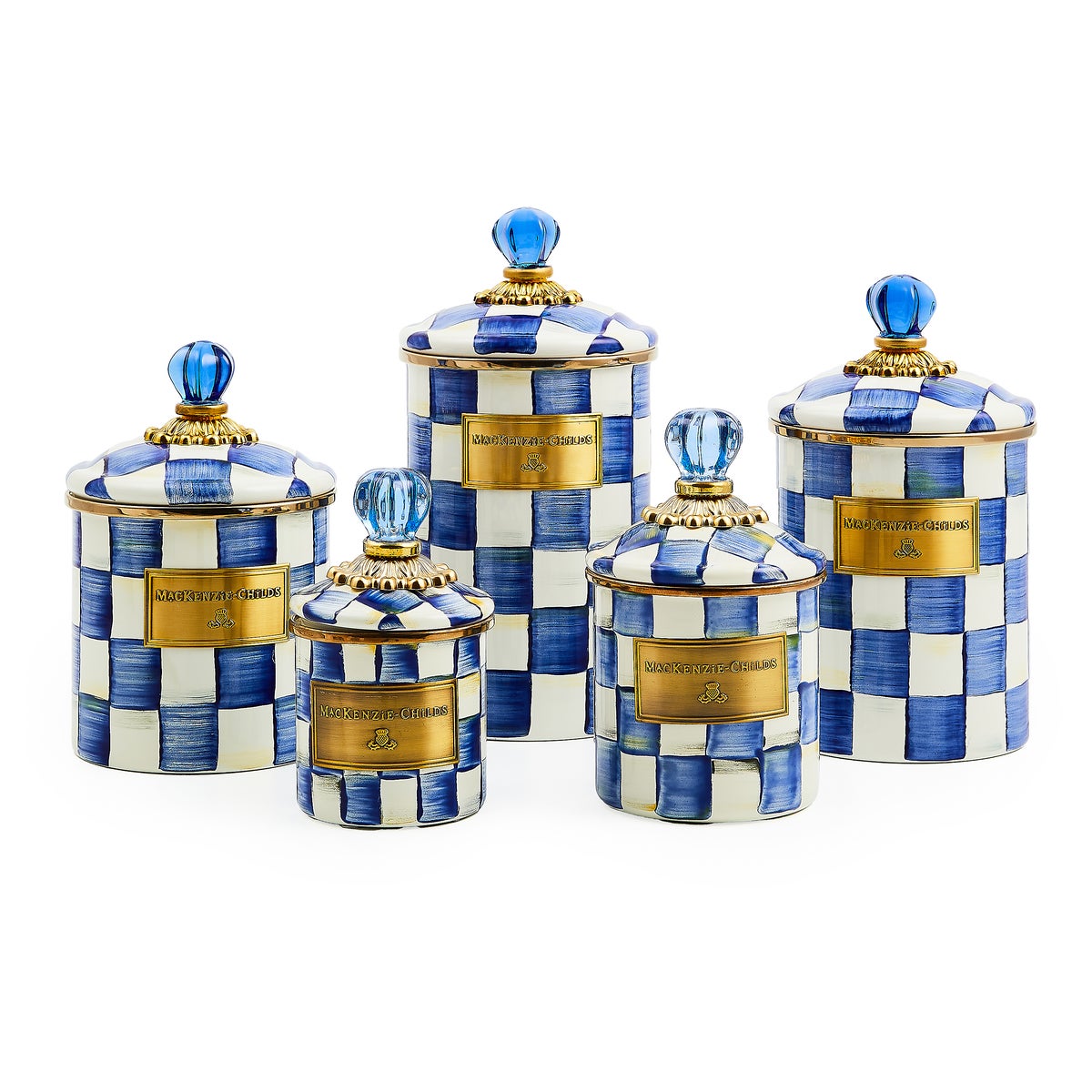 Royal Check Small Canister - Image 7