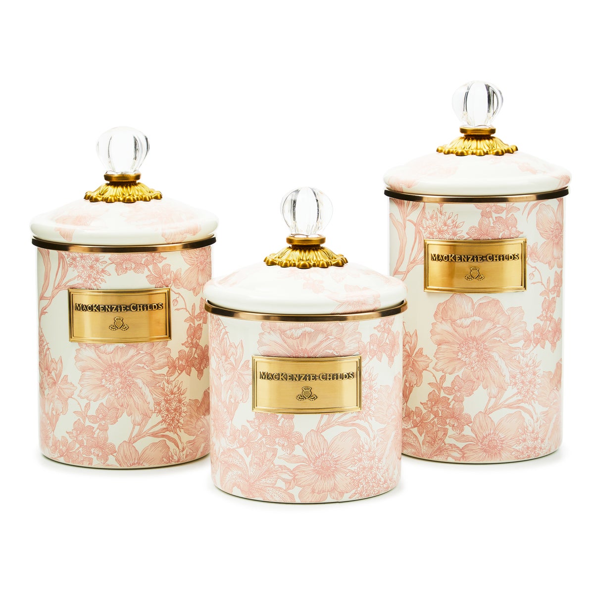 Rosy English Garden Medium Canister - Image 3