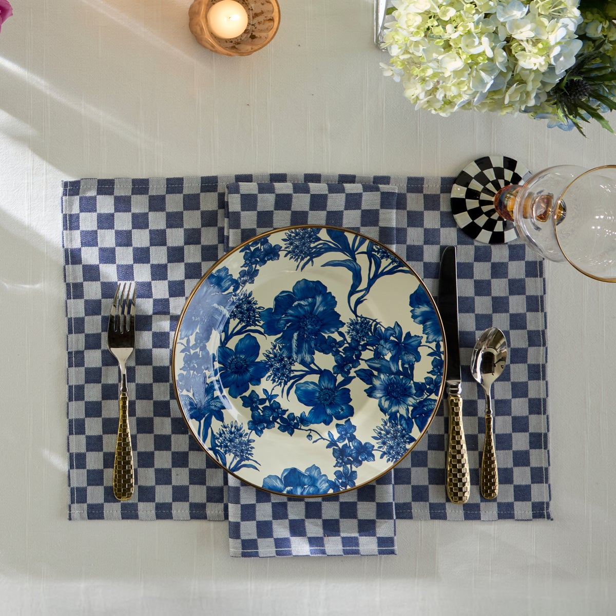 Royal English Garden Enamel Dinner Plate - Image 4