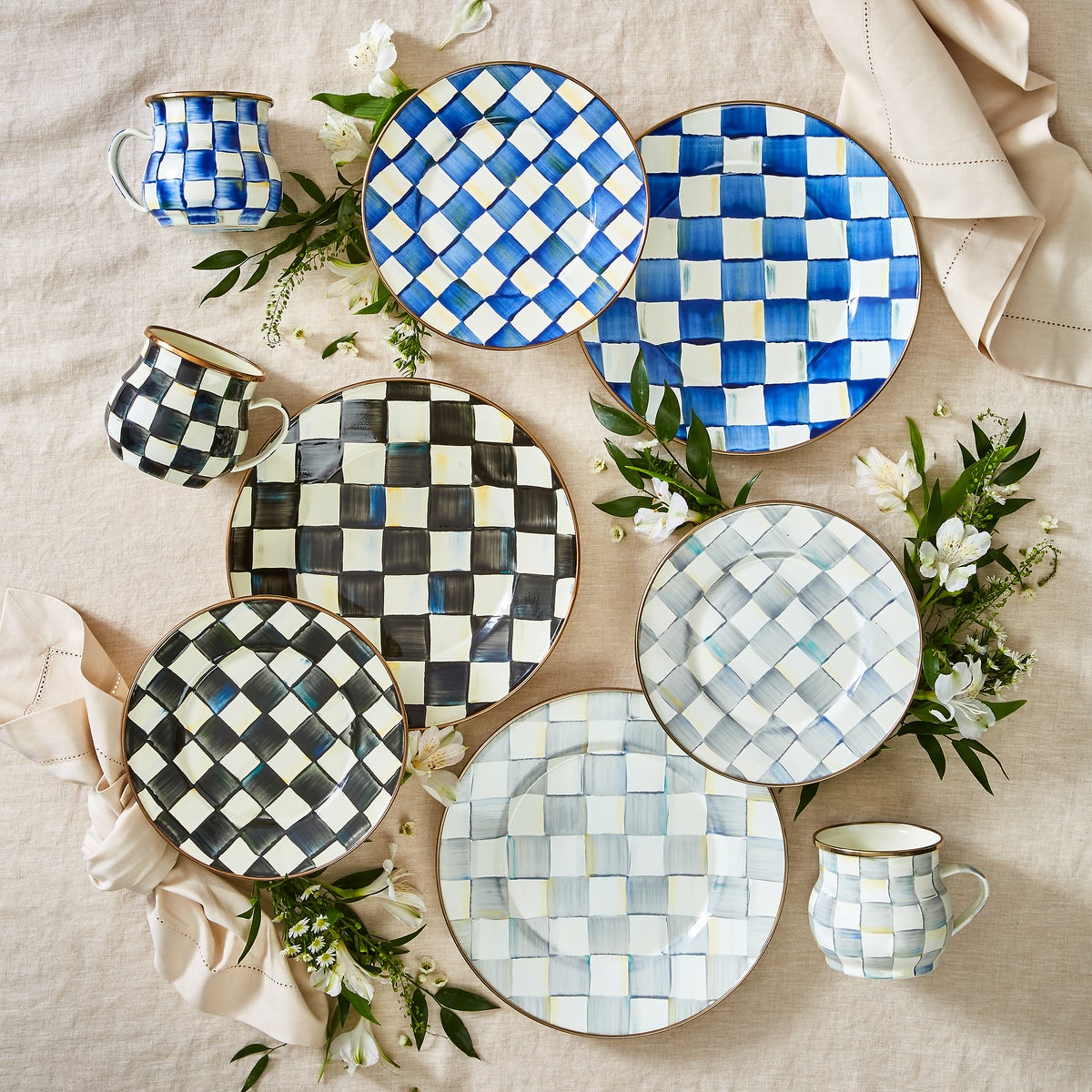 Royal Check Dinner Plate - Image 7