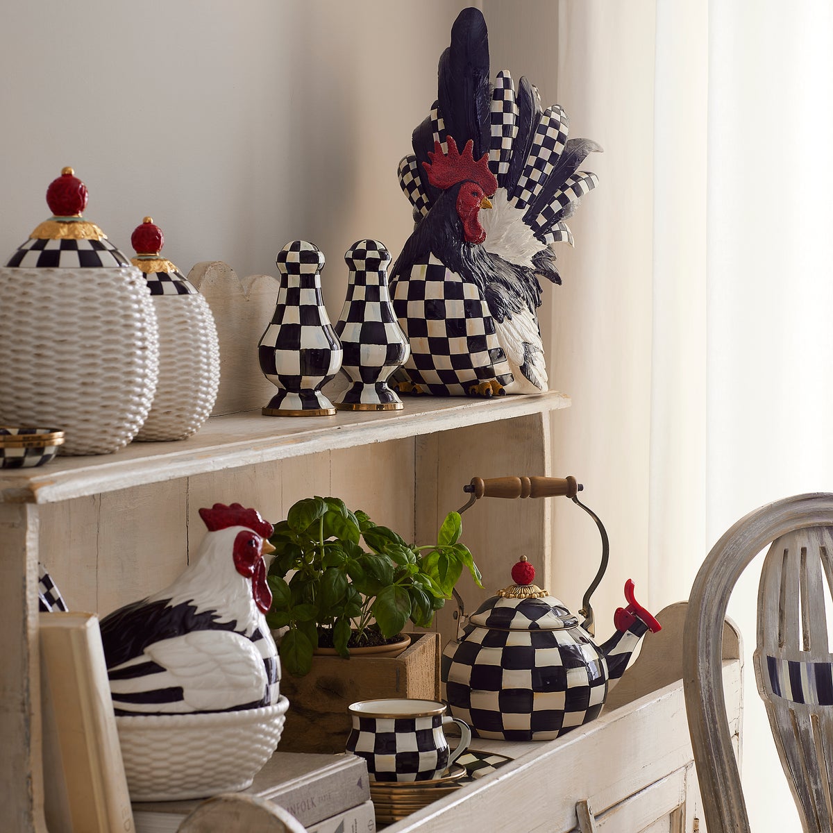 Courtly Check Salt & Pepper Shakers - Image 5