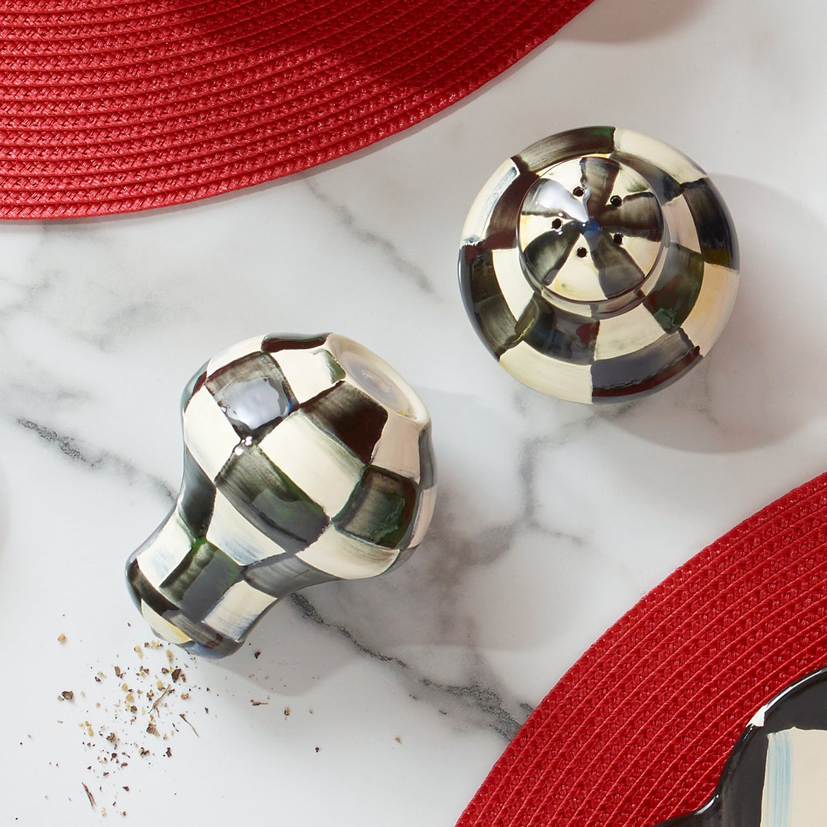 Courtly Check Salt & Pepper Shakers - Image 7