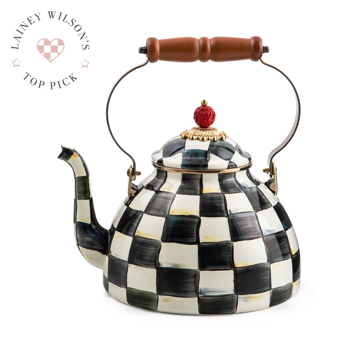 Courtly Check 3 Quart Tea Kettle