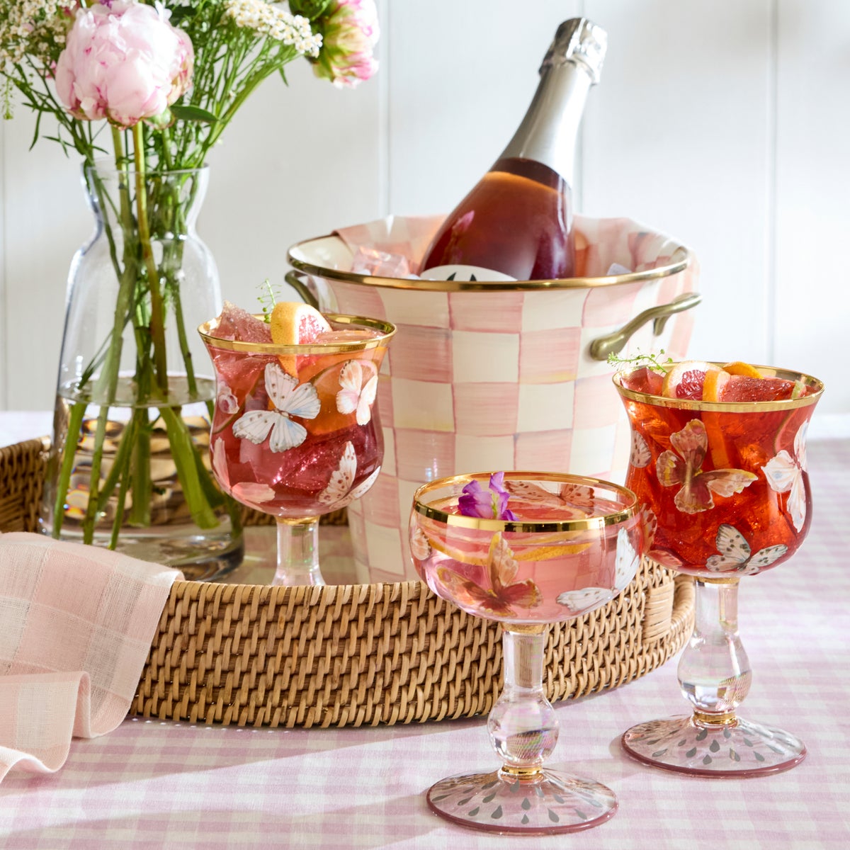 Rosy Check Wine Cooler - Image 3