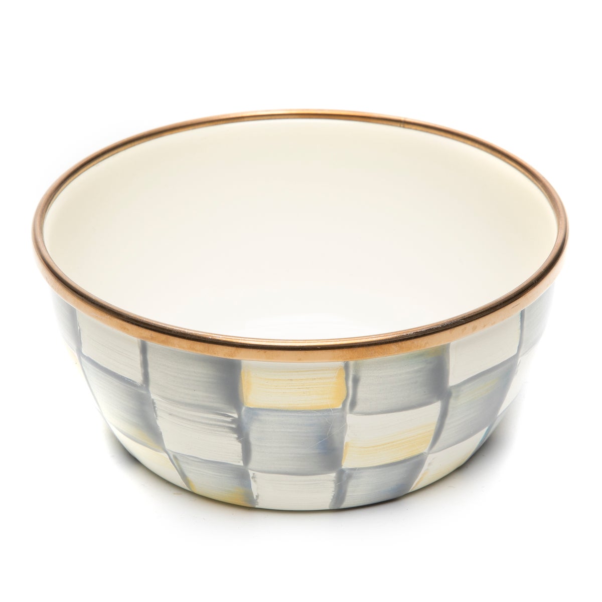 Sterling Check Pinch Bowl