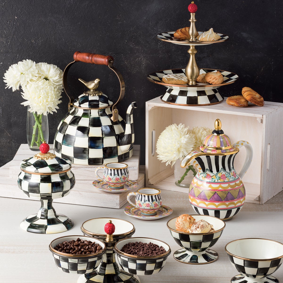 Courtly Check Ice Cream Dish - Image 6