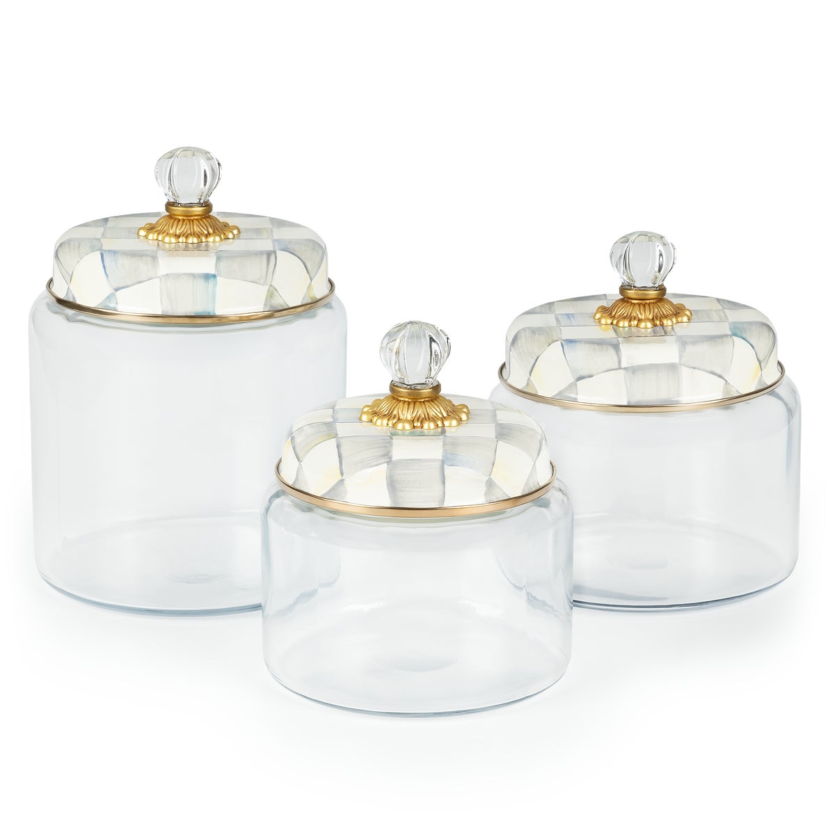 Sterling Check Large Kitchen Canister - Image 3