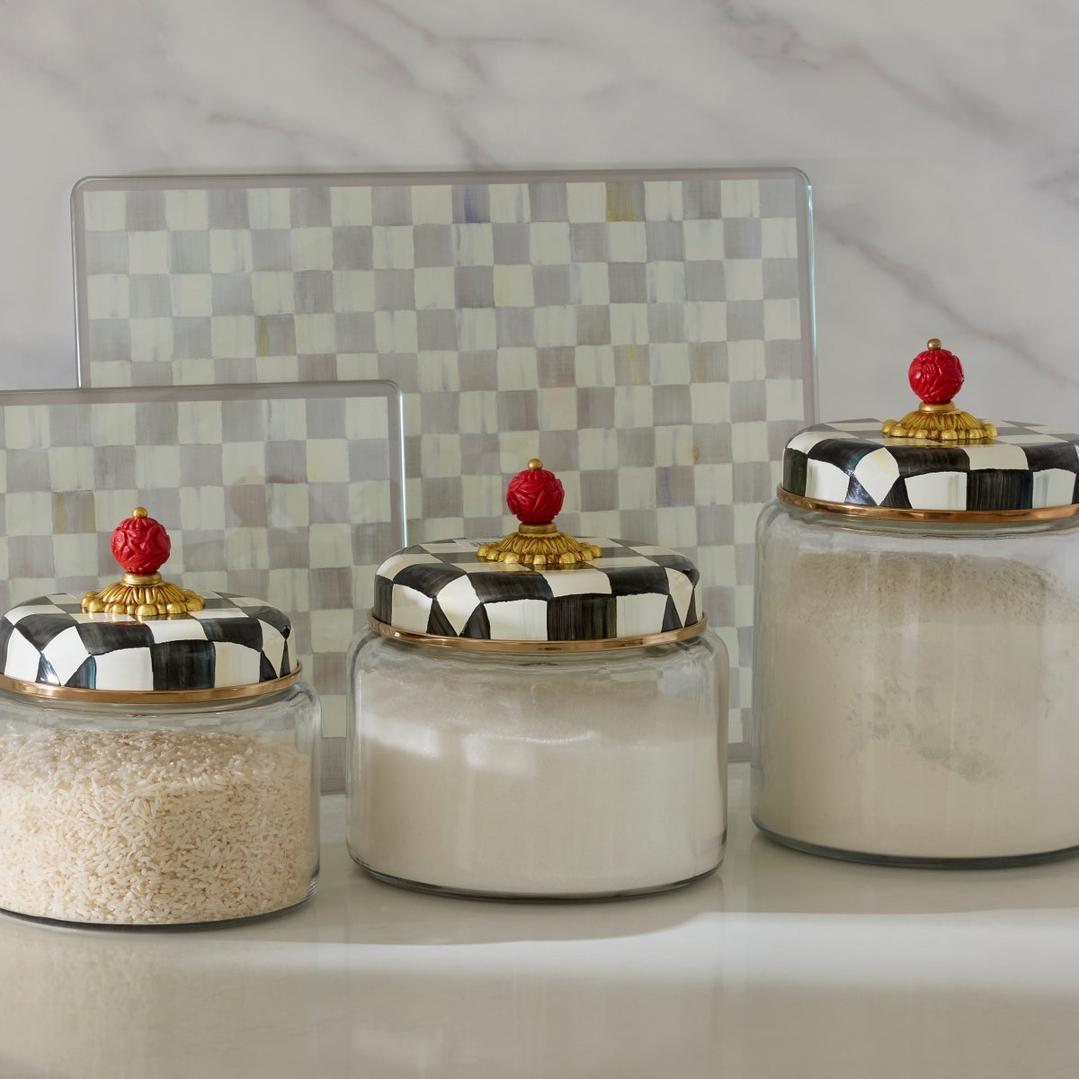 Courtly Check Kitchen Canister Set - Image 2
