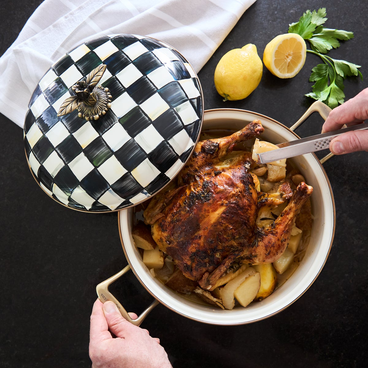 Courtly Check 5 Quart Casserole - Image 7