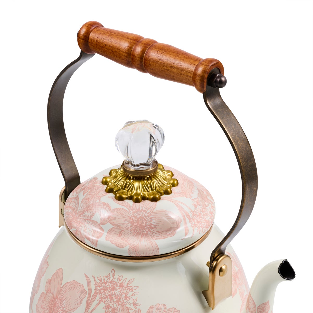 Rosy English Garden 2 Quart Tea Kettle - Image 5