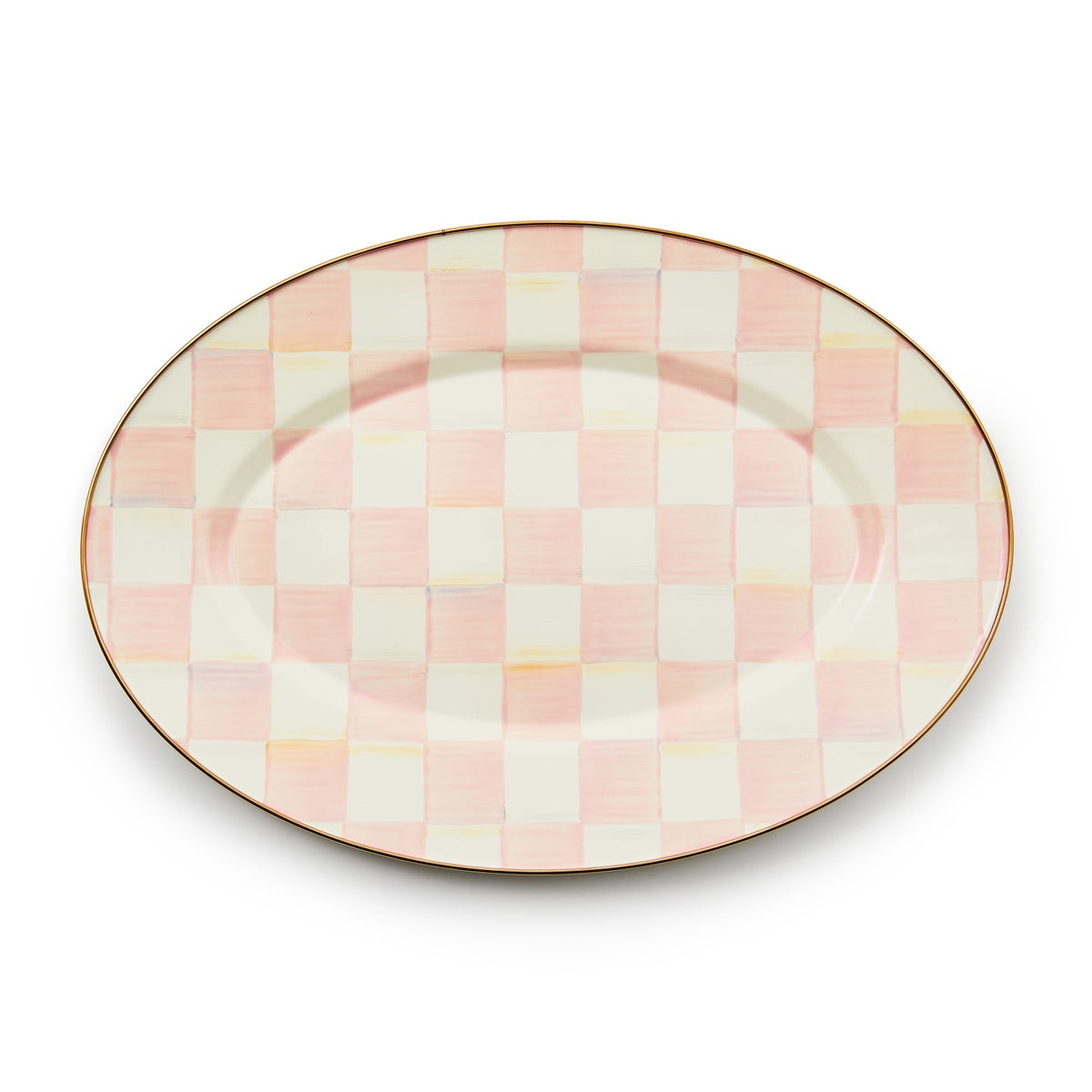 Rosy Check Small Oval Platter