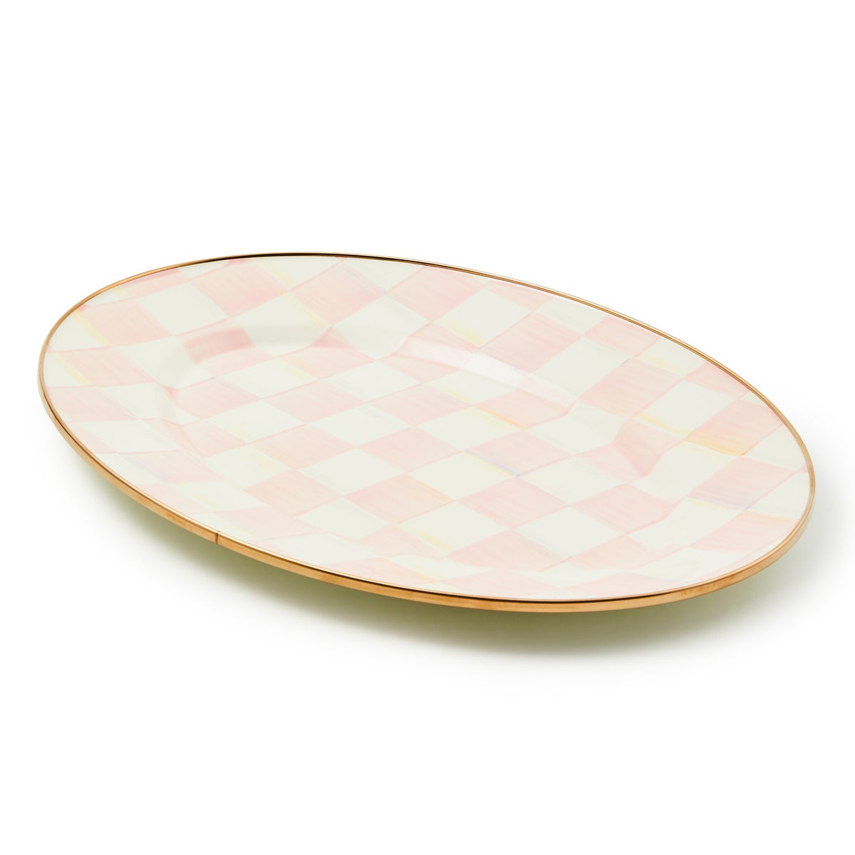 Rosy Check Small Oval Platter - Image 2