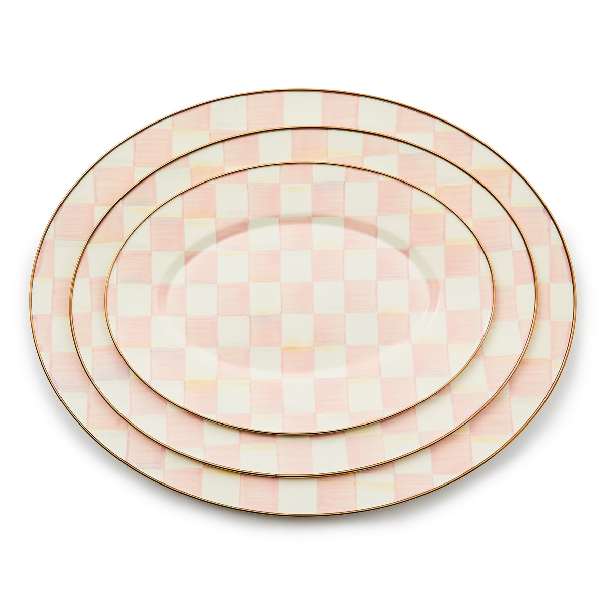 Rosy Check Small Oval Platter - Image 3