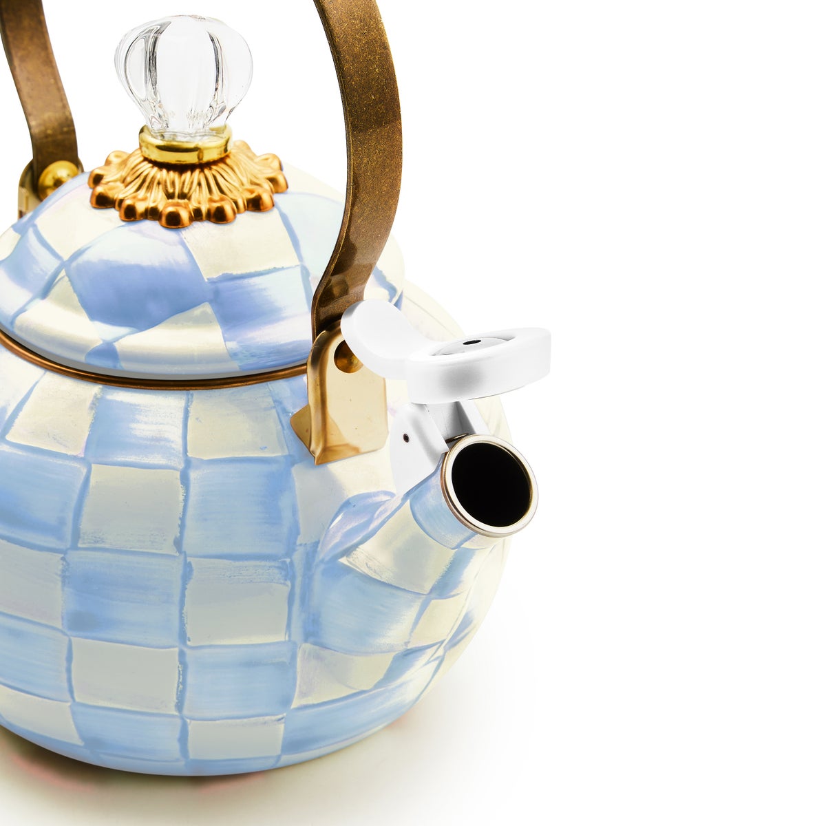 Sky Check Whistling Tea Kettle - Image 3
