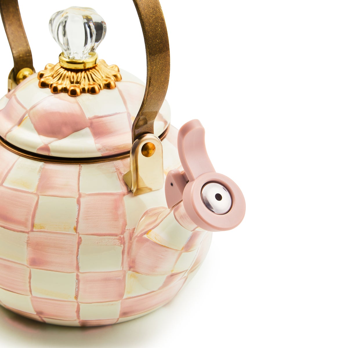Rosy Check Whistling Tea Kettle - Image 3