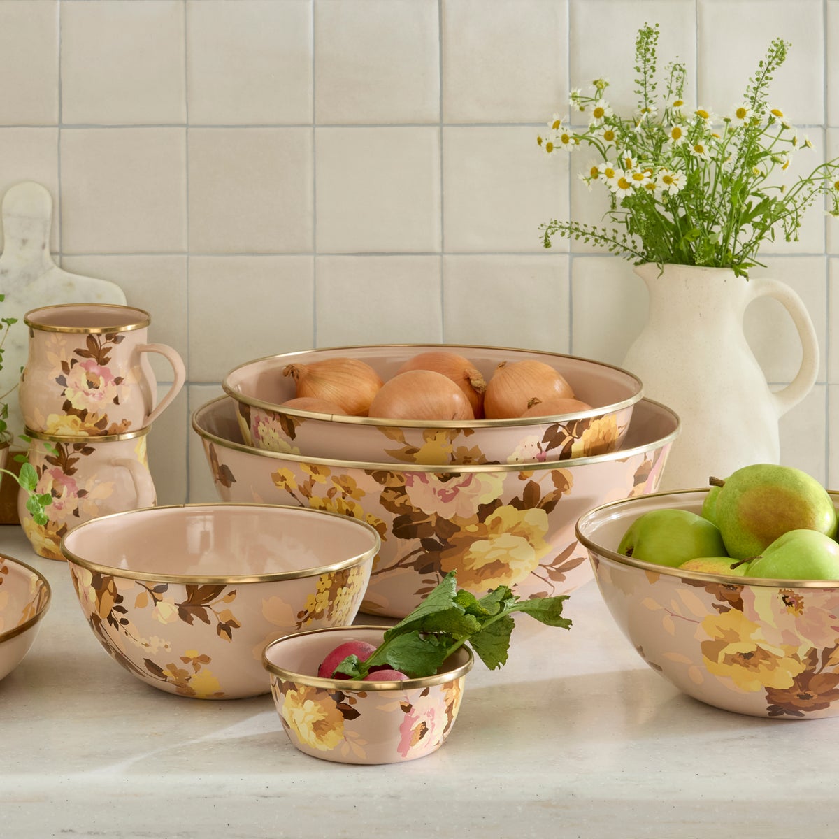 Wild Rose Mauve Large Everyday Bowl - Image 2