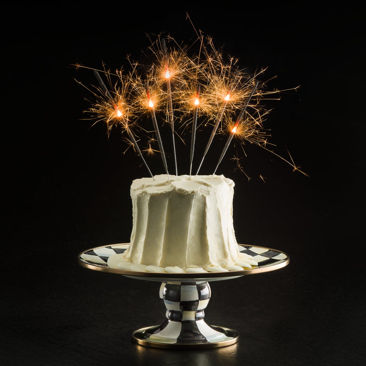 Courtly Check Mini Pedestal Platter - Image 5