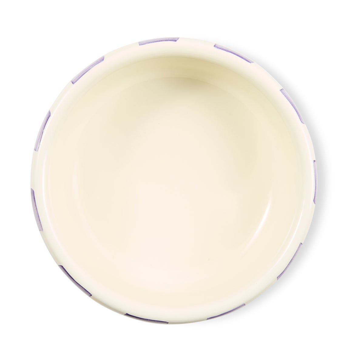 Violet Check Large Pet Dish - Image 3