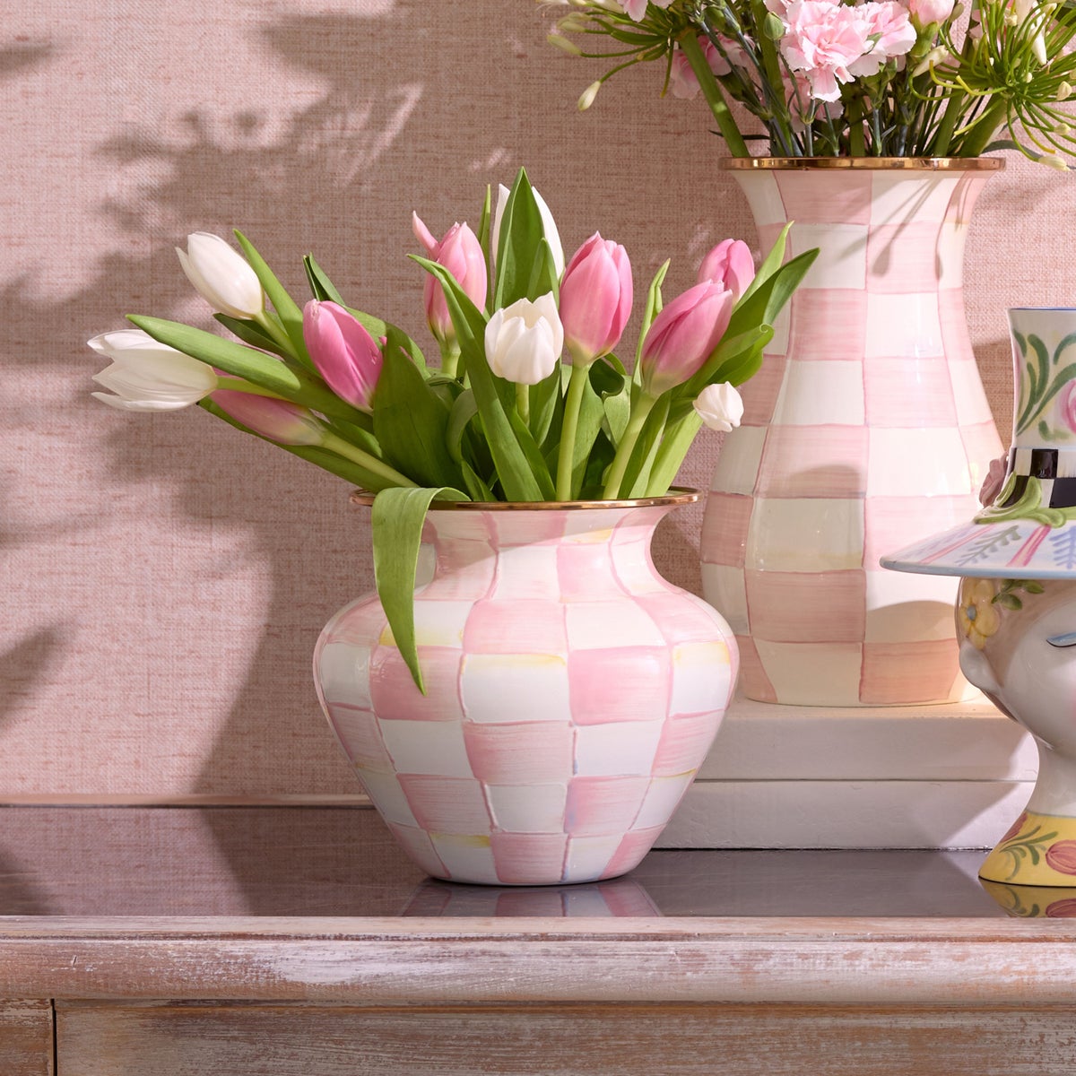 Rosy Check Large Vase - Image 2