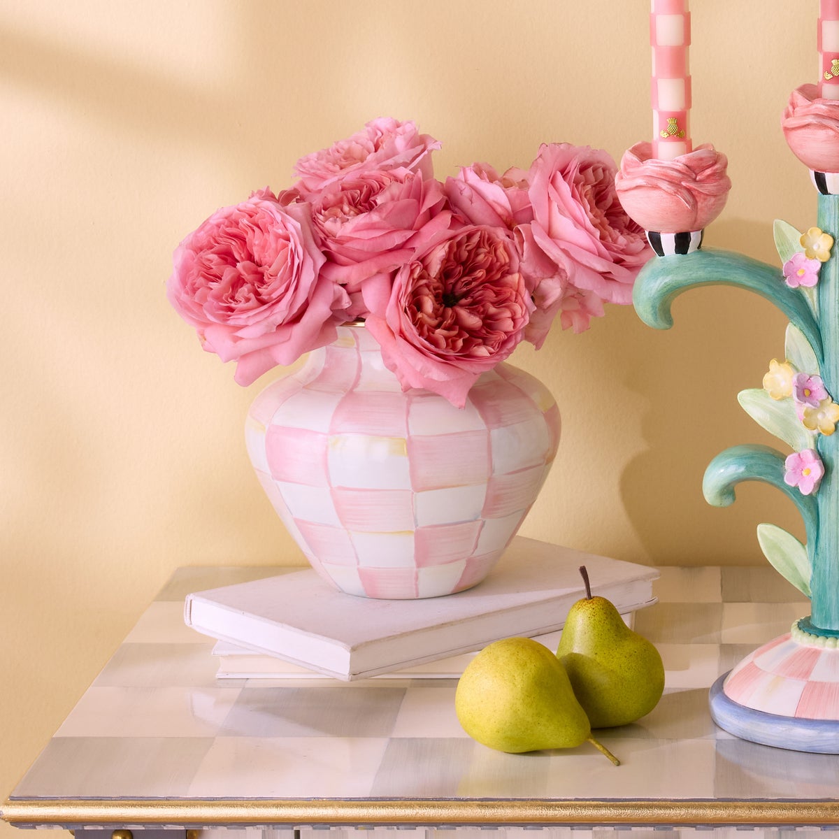 Rosy Check Large Vase - Image 3