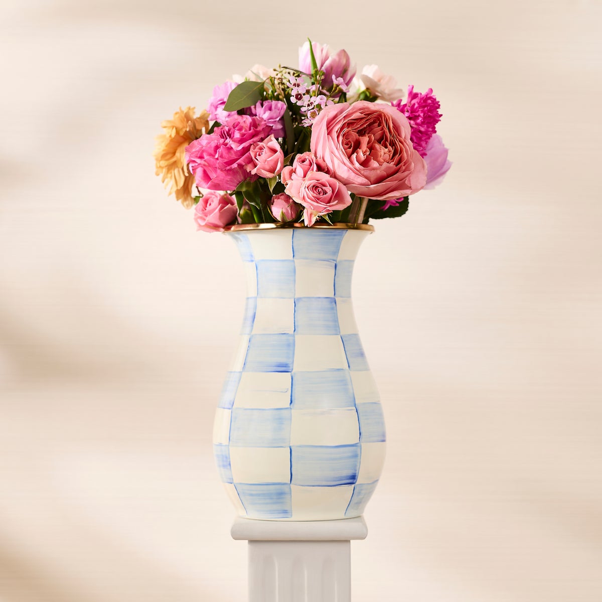 Sky Check Tall Vase - Image 3
