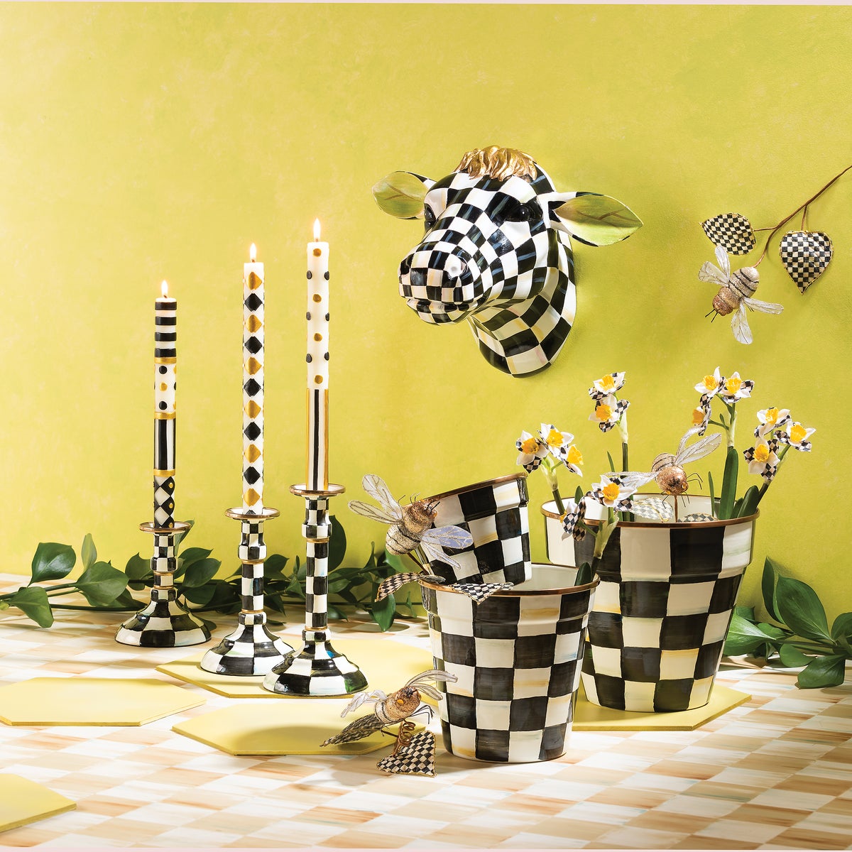 Courtly Check Small Garden Pot - Image 2