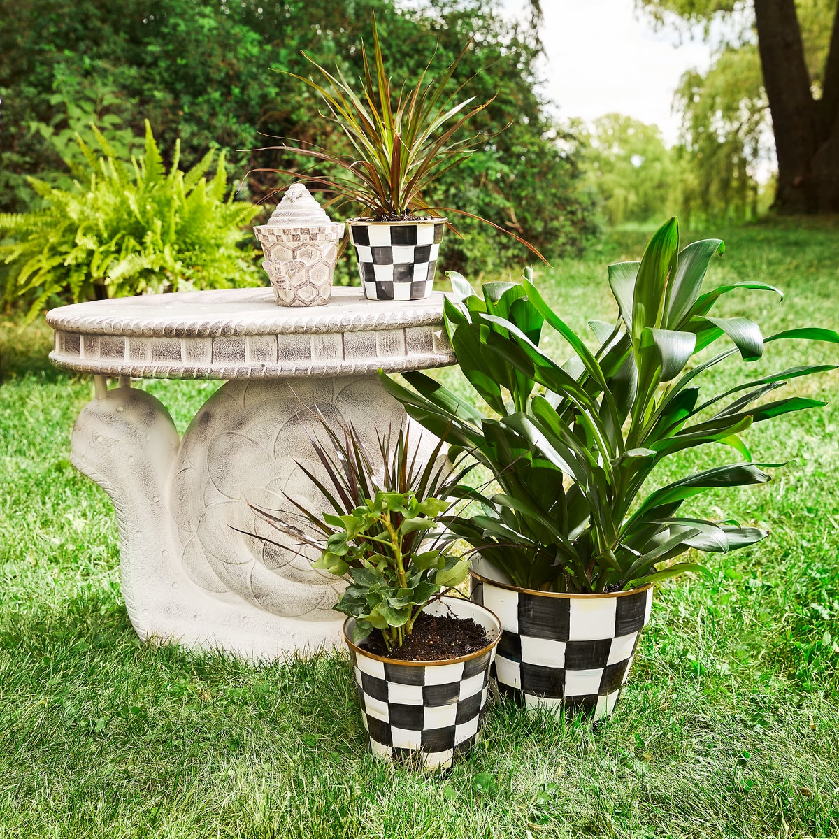 Courtly Check Small Garden Pot - Image 7