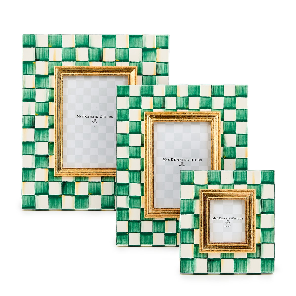 Emerald Check 5" x 7" Frame - Image 3