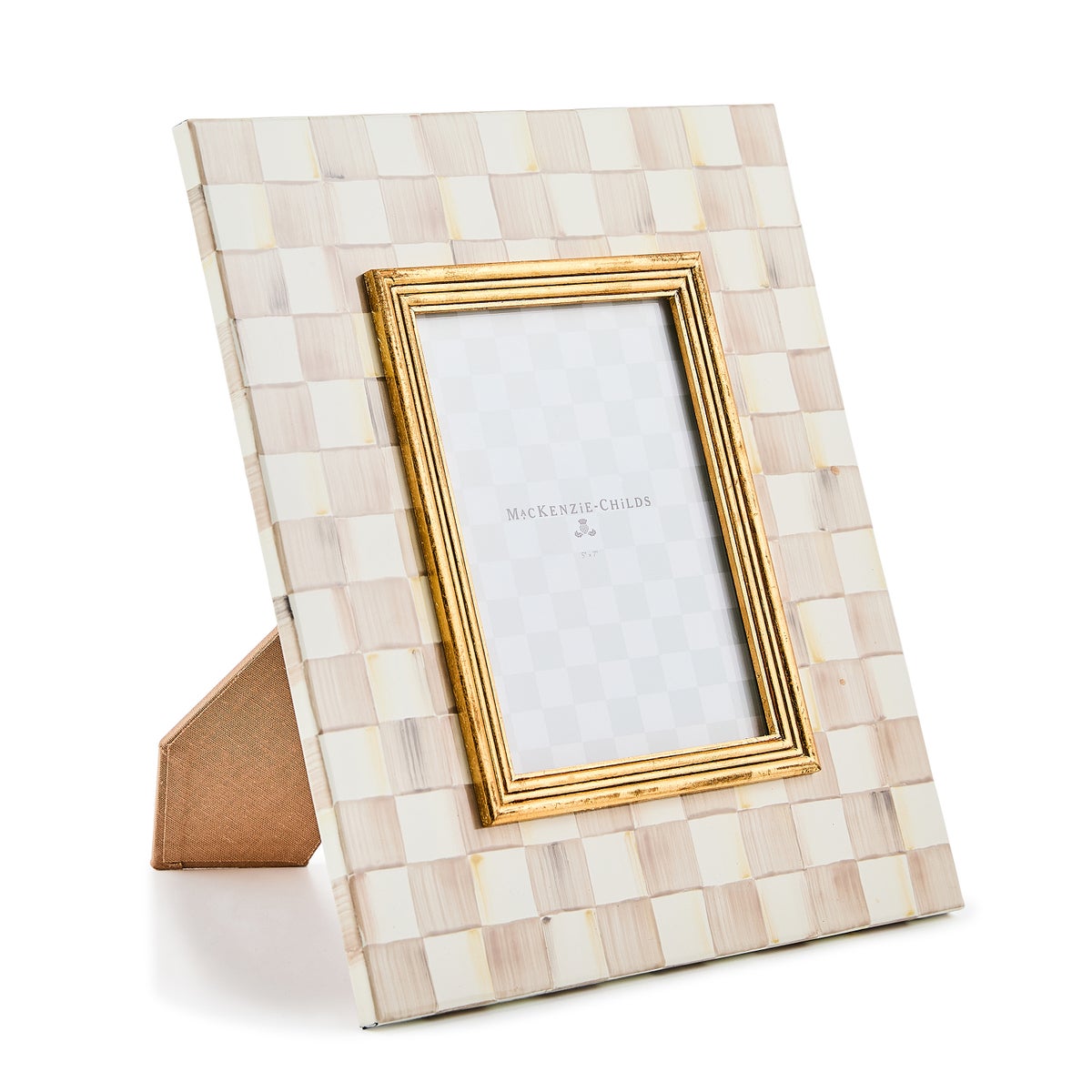 Mocha Check 5" x 7" Frame - Image 4