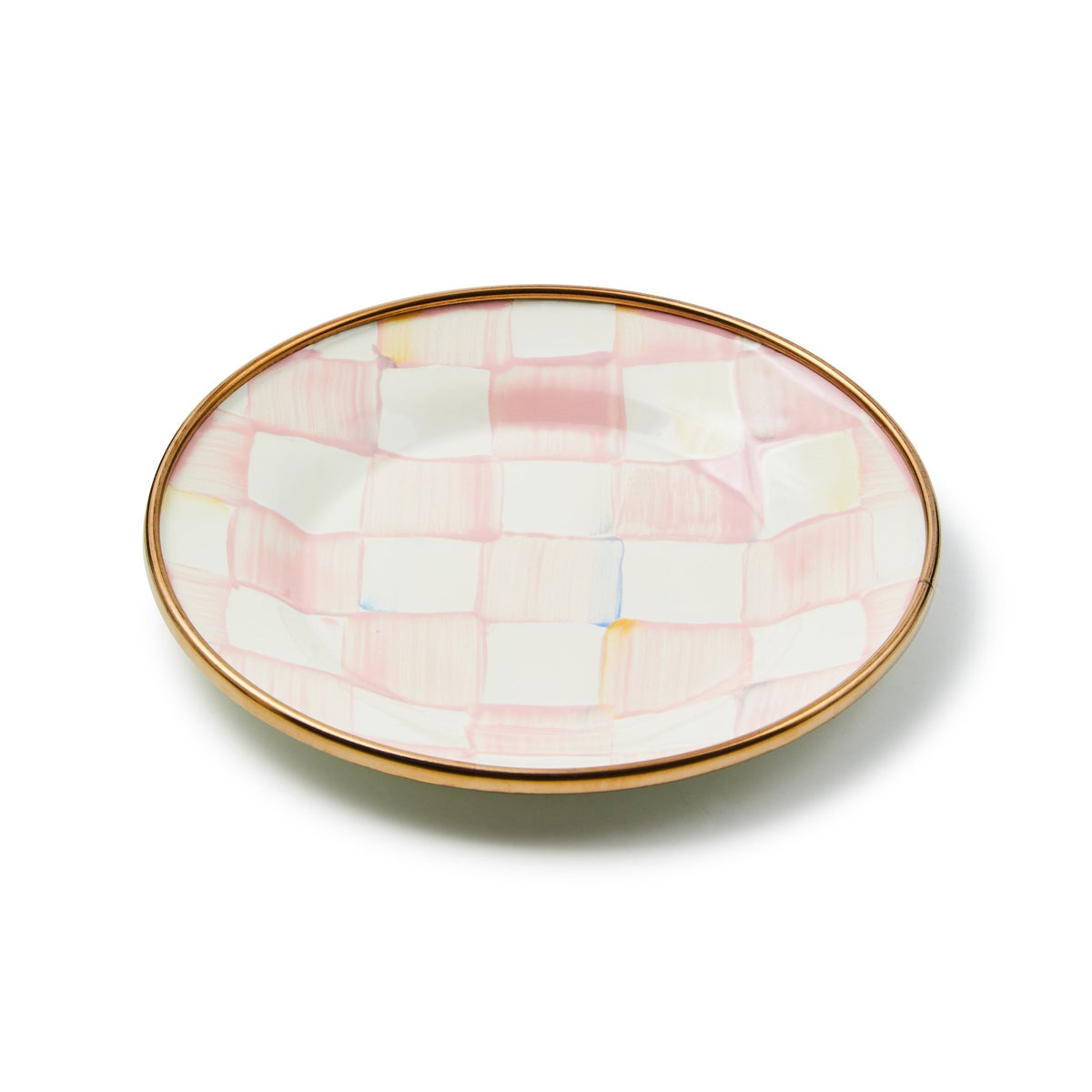 Rosy Check Appetizer Plates, Set of 4 - Image 3